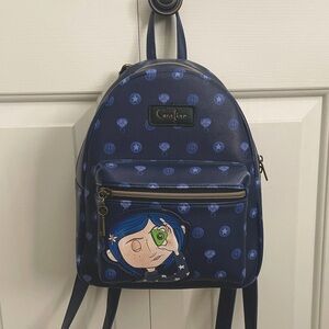 Mini pleather Coraline Back-pack🐈‍⬛ Brand: LOUNGEFLY